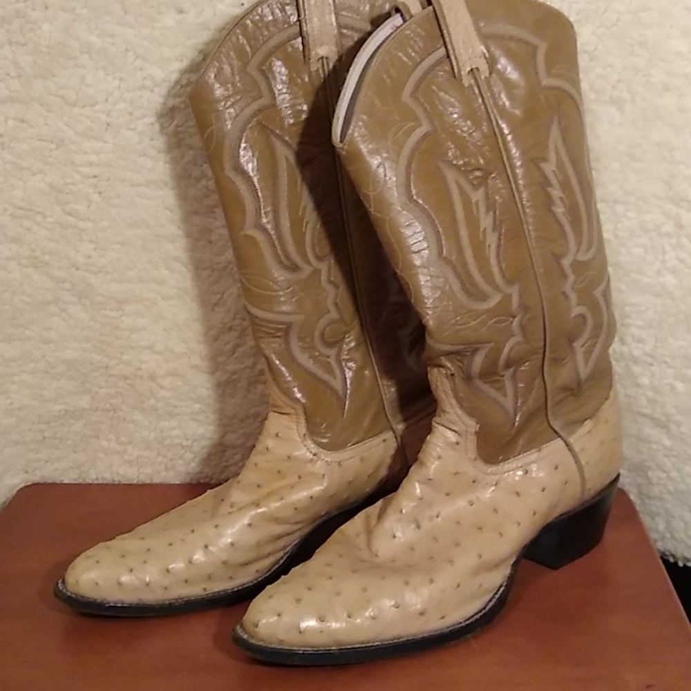 Mens ostrich Boots